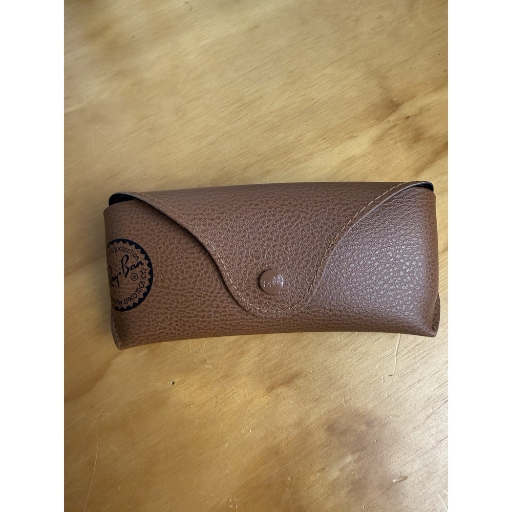Ray Ban Case Brown Syn Leather Sunglasses Glasses - Case Only